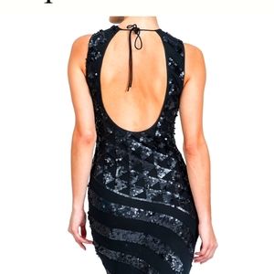 Vintage Sagaie long evening formal dress